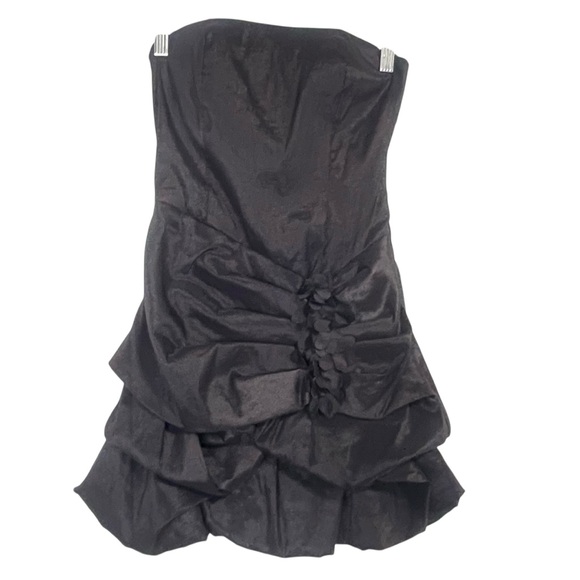 Romeo and Juliet Couture Black Tube Y2K Party Dress Size S Young - Picture 1 of 9